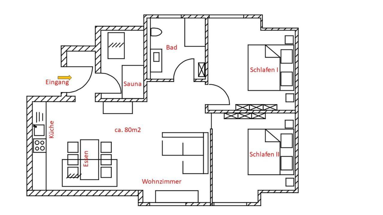 Heilsteinlodge Einruhr Δωμάτιο φωτογραφία